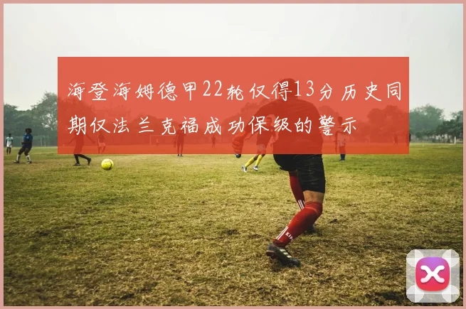 海登海姆德甲22轮仅得13分历史同期仅法兰克福成功保级的警示